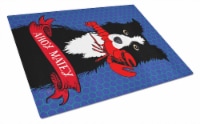 Carolines Treasures VHA3011LCB Ahoy Matey Nautical Border Collie Glass Cutting