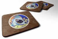 Carolines Treasures 7050FC Australian Cattle Dog Sew Perfect Foam Coaster, Set of 4