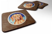Carolines Treasures 7230FC Vizsla Foam Coaster, 3.5 x 0.25 x 3.5 in. - Set of 4