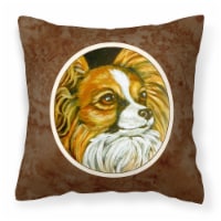 Carolines Treasures  7248PW1414 Papillon Fabric Decorative Pillow