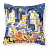 Carolines Treasures  6073PW1414 Skyline Abstract Fabric Decorative Pillow