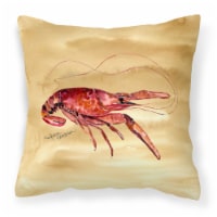 Carolines Treasures  8230PW1414 Crawfish Fabric Decorative Pillow