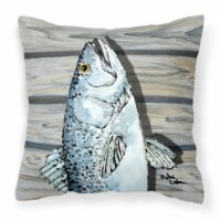 Carolines Treasures  8494PW1414 Fish Speckled Trout Fabric Decorative Pillow