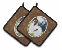 Carolines Treasures SS8975PTHD Papillon Pair of Pot Holders