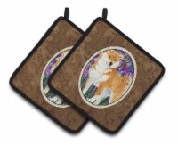 Carolines Treasures  SS8061PTHD Shiba Inu Pair of Pot Holders