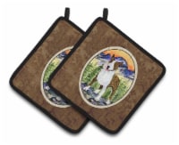 Carolines Treasures SS8167PTHD Bull Terrier Pair of Pot Holders