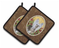 Carolines Treasures SS8185PTHD Chinese Crested Pair of Pot Holders