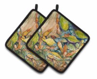 Carolines Treasures JMK1248PTHD Jubilee Crabs Pair of Pot Holders
