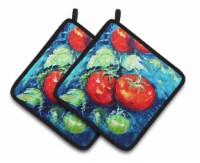 Carolines Treasures MW1148PTHD Vegetables - Tomatoes on the vine Pair of Pot Ho
