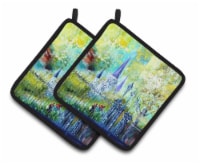 Carolines Treasures MW1183PTHD Across the Square St Louis Cathedral Pair of Pot