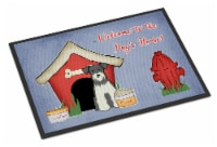 Dog House Collection Miniature Schnauzer Salt and Pepper Doormat 24x36