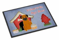 Carolines Treasures BB2793MAT Dog House Collection Border Terrier Doormat 18x27