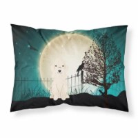 Caroline's Treasures BB2281PILLOWCASE Halloween Scary Bedlington Terrier Sandy