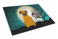 Carolines Treasures BB2229LCB Halloween Scary Border Terrier Glass Cutting Boar