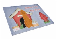 Carolines Treasures  BB2818LCB Dog House Collection Irish Setter Glass Cutting B