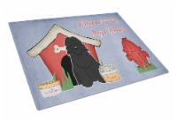 Dog House Collection Bouvier des Flandres Glass Cutting Board Large