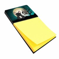 Carolines Treasures  Halloween Scary French Bulldog Black Sticky Note Holder