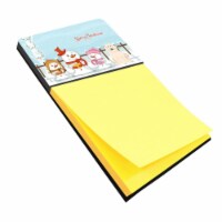 Carolines Treasures  Merry Christmas Carolers Great Pyrenese Sticky Note Holder