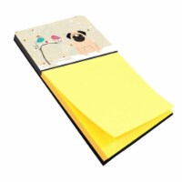 Carolines Treasures  Christmas Presents Between Friends Pug Fawn Sticky Note Holder