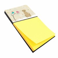 Carolines Treasures  Christmas Presents Between Friends Yellow Labrador Sticky Note Holder