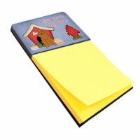 Carolines Treasures  Dog House Collection Cocker Spaniel Red Sticky Note Holder