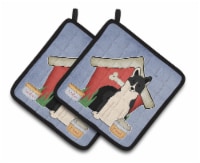 Dog House Collection Russo-European Laika Spitz Pair of Pot Holders