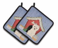 Carolines Treasures BB2796PTHD Dog House Collection Westie Pair of Pot Holders