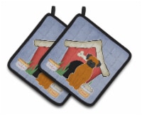 Carolines Treasures BB2869PTHD Dog House Collection Fawn Boxer Pair of Pot Hold