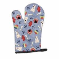 Carolines Treasures BB2751OVMT Dog House Collection Bull Terrier White Oven Mit