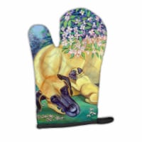 Carolines Treasures  7234OVMT Great Dane and puppy Oven Mitt