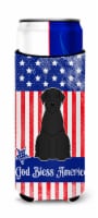 Patriotic USA Giant Schnauzer Ultra Hugger for slim cans