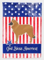 Carolines Treasures  BB3361CHF USA Patriotic Belgian Shepherd Flag Canvas House