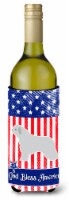 Carolines Treasures  BB3315LITERK USA Patriotic Spanish Water Dog Wine Bottle Hu