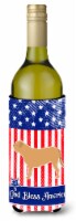 Carolines Treasures  BB3370LITERK USA Patriotic Dogue de Bordeaux Wine Bottle Hu