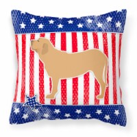Carolines Treasures  BB3379PW1818 USA Patriotic Fila Brasileiro Fabric Decorativ