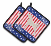 Carolines Treasures  BB3377PTHD USA Patriotic Anatolian Shepherd Pair of Pot Hol