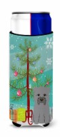 Merry Christmas Tree Glen of Imal Grey Ultra Hugger for slim cans