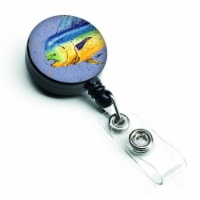 Carolines Treasures  Dolphin Mahi Mahi Retractable Badge Reel