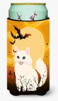 Carolines Treasures  BB4438TBC Halloween Turkish Angora Cat Tall Boy Hugger