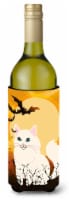 Carolines Treasures  BB4438LITERK Halloween Turkish Angora Cat Wine Bottle Hugge