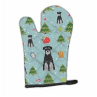 Carolines Treasures BB4694OVMT Christmas Standard Schnauzer Black Grey Oven Mit