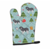 Carolines Treasures BB4856OVMT Christmas Polish Lowland Sheepdog Dog Oven Mitt