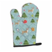 Carolines Treasures BB4932OVMT Christmas Brindle Chihuahua Oven Mitt