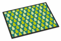 Carolines Treasures BB5138JMAT Pears on Green Doormat 24x36