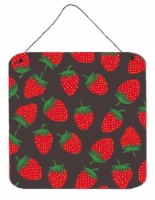 Carolines Treasures  BB5137DS66 Strawberries on Gray Wall or Door Hanging Prints
