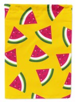 Carolines Treasures BB5144GF Watermelon on Yellow Garden Flag