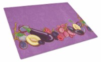 Carolines Treasures BB5132LCB Fruits and Vegetables in Purple Glass Cutting Boa