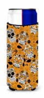 Carolines Treasures  BB5118MUK Day of the Dead Orange Ultra Hugger for slim cans