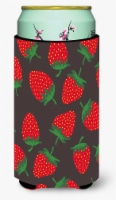 Carolines Treasures  BB5137TBC Strawberries on Gray Tall Boy Hugger
