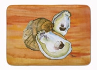 Carolines Treasures  8142-RUG Oyster Machine Washable Memory Foam Mat